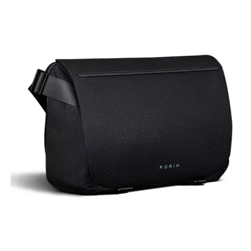 KORIN Сумка на плечо из высокоплотного полиэтилена стандартная унисекс черная