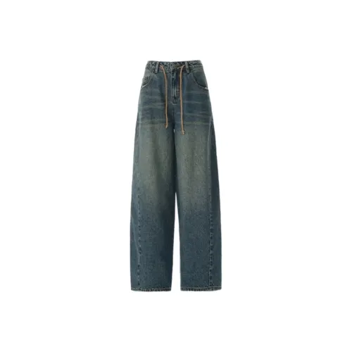 Incolore Синий Женские Джинсы