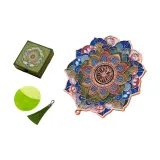 Мандала (Розовое золото) Зеленый комплект