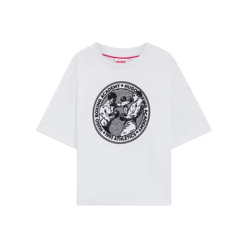 Hugo Boss Белые Детские Рубашки T