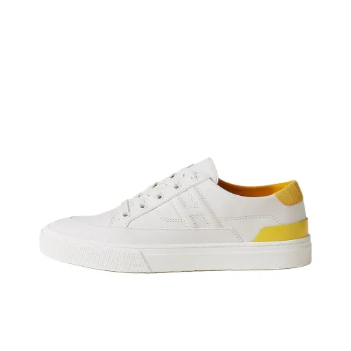 HERMES Deep Low Топ Кроссовки для скейтбординга Женские Белые