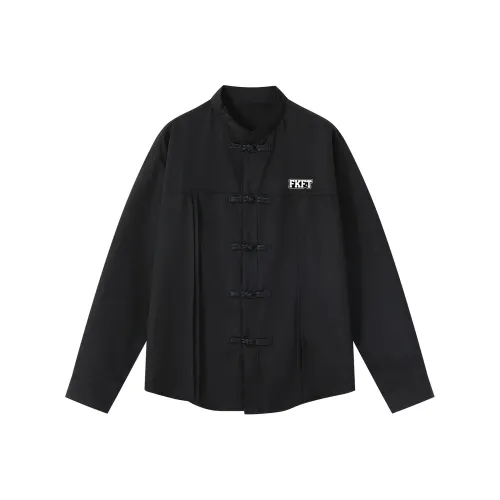 FKFT Черный Унисекс Рубашки