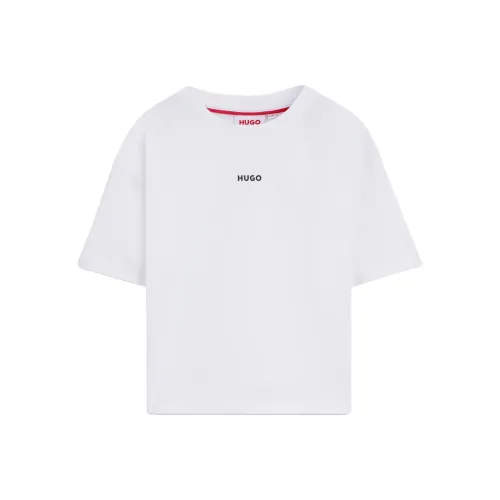 Hugo Boss Белые Детские Рубашки T