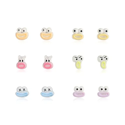 DVNRR Сплав Серьги-гвоздики Женские