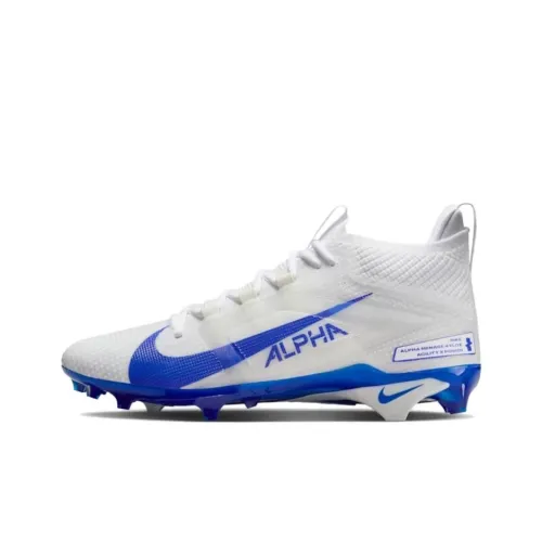 Nike Alpha Menace 4 Футбольные бутсы Мужские Белые и Синие
