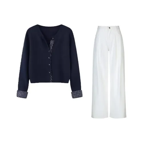 COHX Черный Женские Повседневные Костюмы