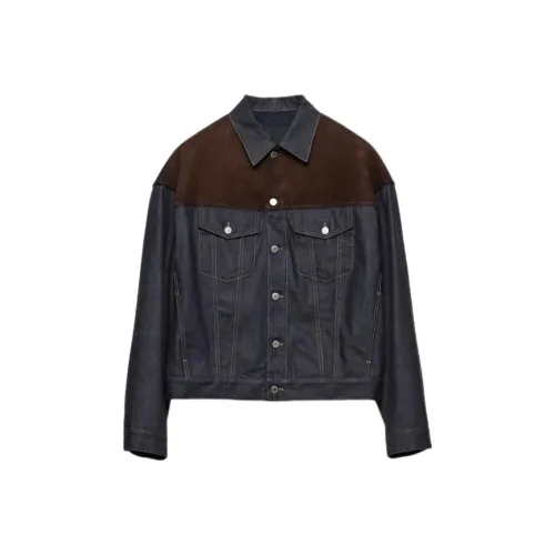 PRADA Blue Men's Jackets PRADA Синий Мужские Куртки