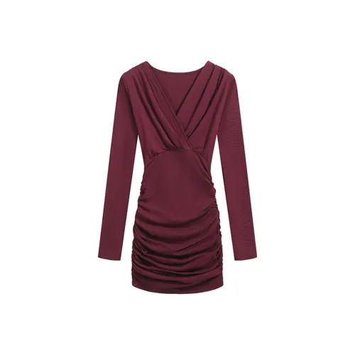 Si Bei'er Длинное платье с длинными рукавами женское