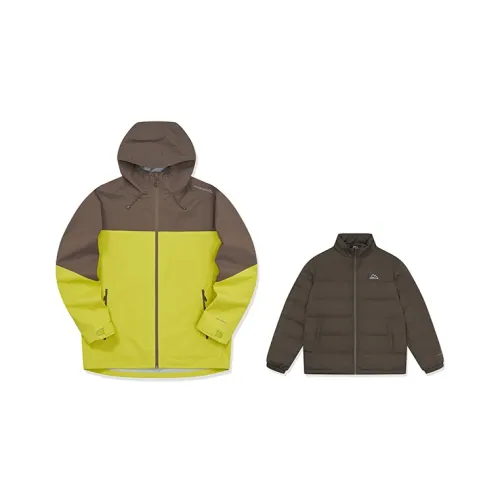Erke Прилив Зеленый Clay Brown Мужские Куртки