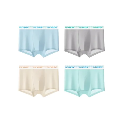 MIIOW 1 упаковка каждого цвета OF 4 Мужские боксер-шорты