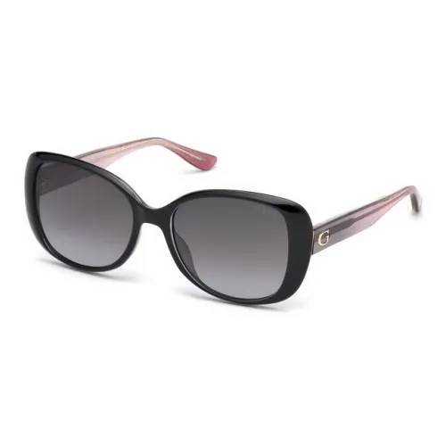 GUESS Круглые Солнцезащитные очки Женские Черные
