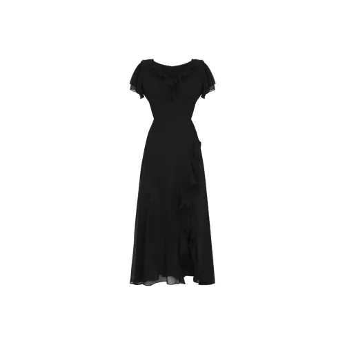 Женские короткие платья с короткими рукавами