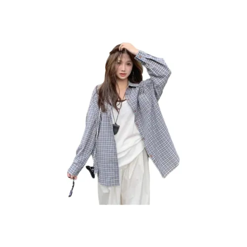 9c collective Blue Women's Shirts