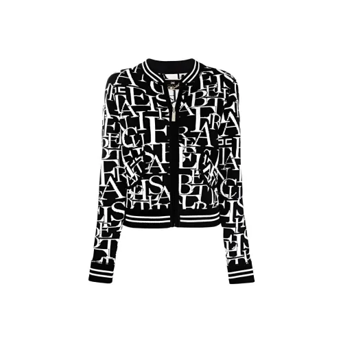 Elisabetta Franchi FW21 Умеренный Куртка Женские Черный