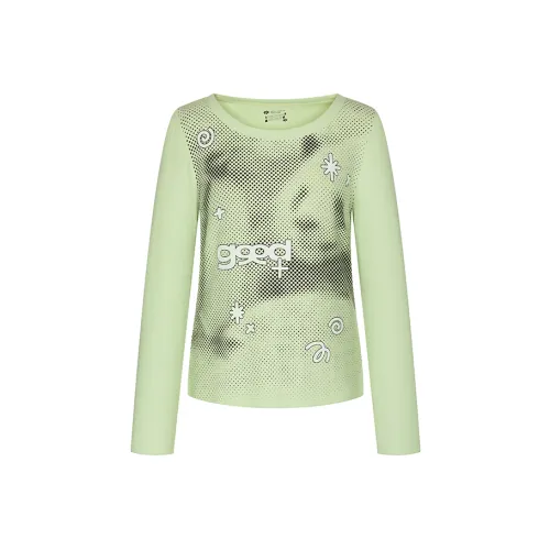 MeiHaoStore Шimmer Зеленый Унисекс T-рубашки