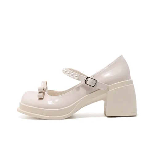 Be Good Грубый каблук Туфли Мэри Джейн Женские