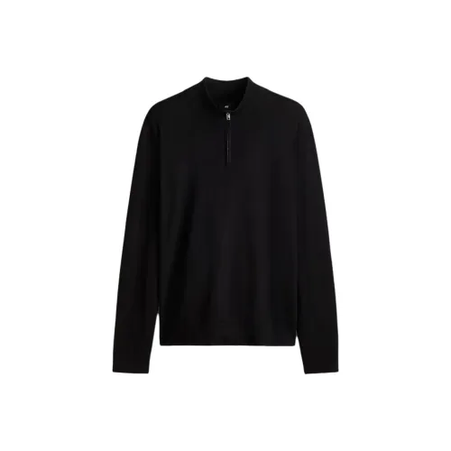 H&M Черные Мужские Свитера