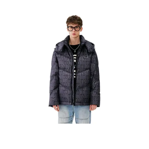 NOISY TEDDY Черный Унисекс Пуховики