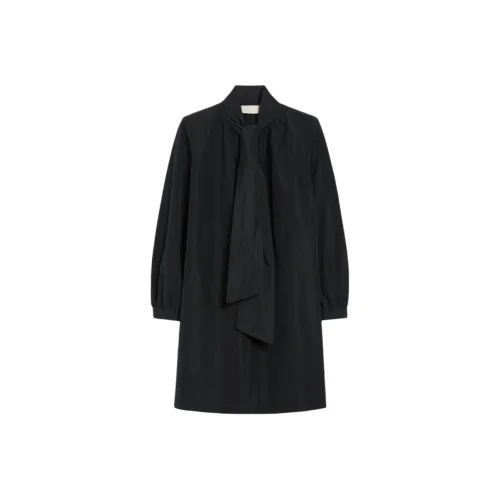 I BLUES Длинное платье с длинными рукавами женское