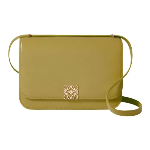 LOEWE Бренд Logo Messenger Bag Сумка через плечо Женская Зеленая