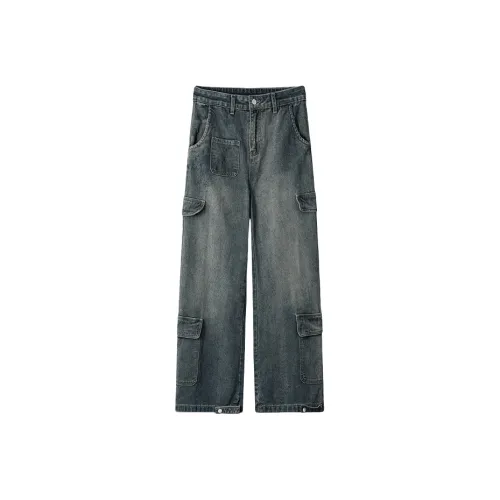 UNDERTIDES Светло-синие унисекс джинсы