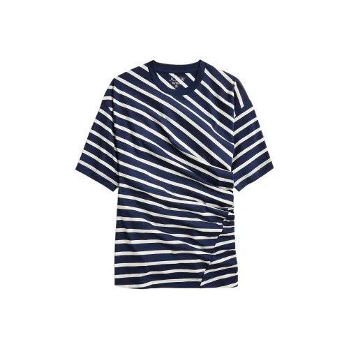 J.Crew Синий с Белым Lettering Женские T-рубашки