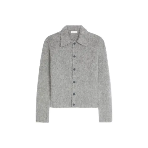 DRIES VAN NOTEN Серый Мужской Трикотаж