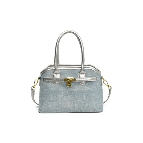 Iman's House ПУ (полиуретан) Панель из денима Сумка Женская Серебряный Черный Синий