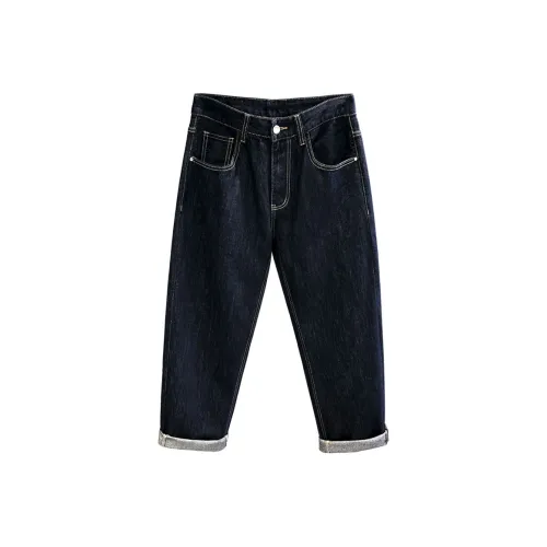 YGQPZHZ Silver Flash Blue Men's Jeans