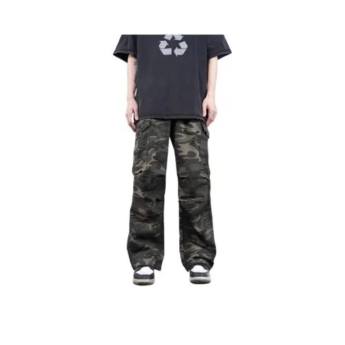 Z POCKET Камуфляж Унисекс Карго Брюки