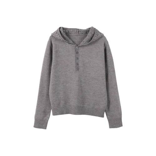 SIBAISHE Темно-серый Женский Свитер