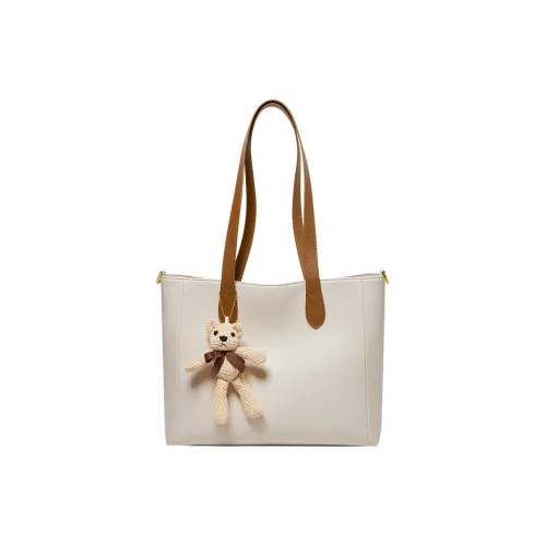 Narandu Коровья кожа с синтетической кожей сумка на плечо большая женская цвет сырный