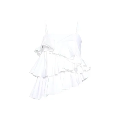 MSGM Белые Женские Камисоли