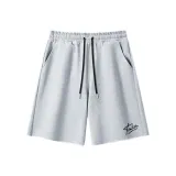 [100% хлопок Шорты] Фотиния Серый (Tb Handwritten Танши Брюки Передняя часть Нижние Левая сторона Этикетка)