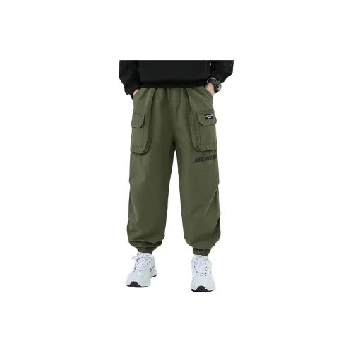 BIG WASP Армия Зеленый Kids Карго Брюки
