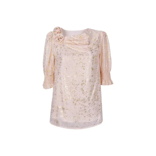 Tang Xi Женская Летняя Тонкая Рубашка Женская