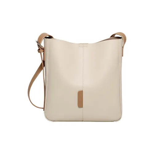 Narandu Сумка через плечо из коровьей кожи сумка на плечо обычная женская экрю и абрикос