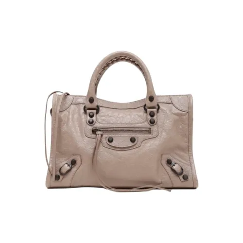 Balenciaga Le City Овечья шкура Сумка Маленькая Женская Миндаль