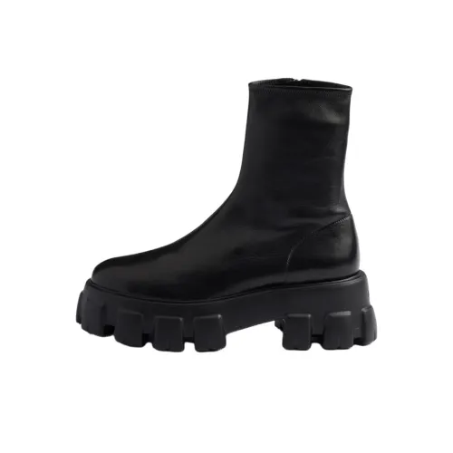 PRADA Ботильоны 5,5 см Женские Черные