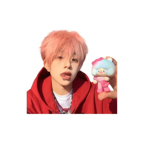 GLUNA Розовый Дифференциальный Шипы COVER Мужская Перука Модный Аниме UNIVERSAL Косплей Высокая Температура Пряжа