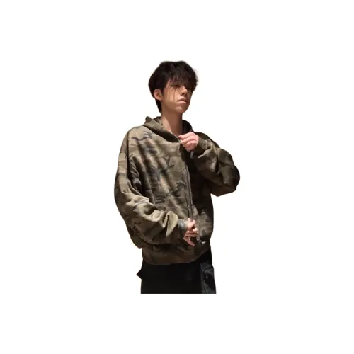 MORii Камуфляж Унисекс Куртки