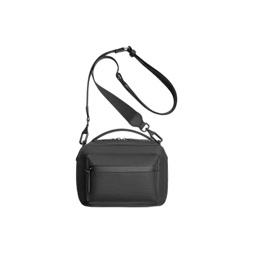 ZARA Полиуретан Ручная Сумка Сумка через плечо Стандартная Мужская Черная