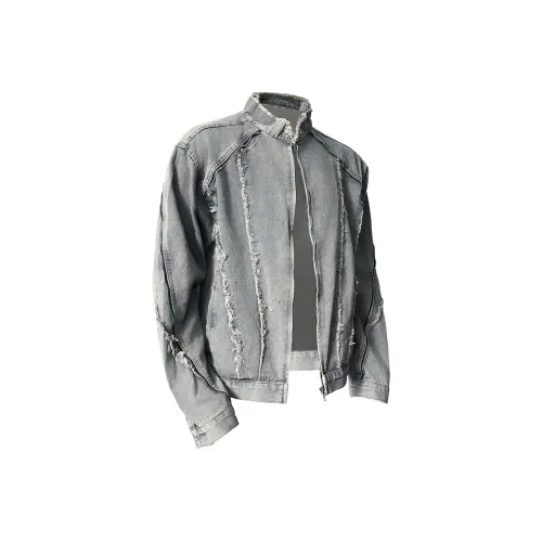 NEVER RULE Синий Унисекс Джинсовые куртки