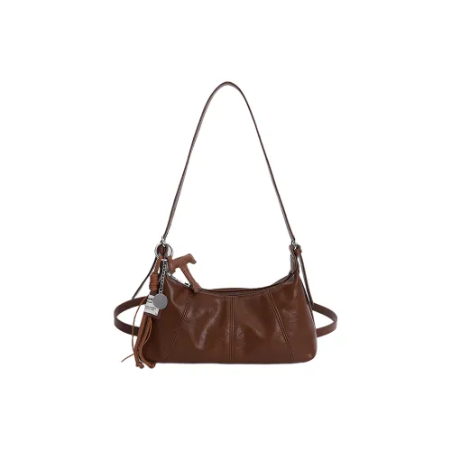 Iman's House ПУ (полиуретан) Сумка через плечо Женская Коричневый Белый Серебряный Черный