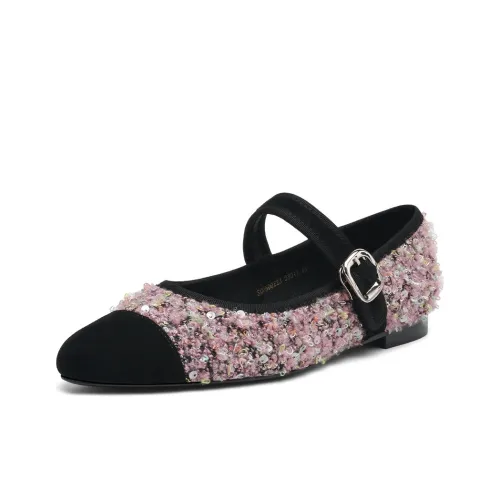 Rosa Bianca Туфли Mary Jane с плоской подошвой 1 см женские