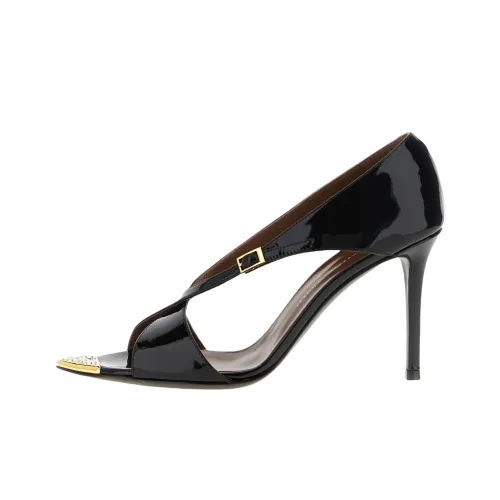 Giuseppe Zanotti GZ Intrigo one Ремень Сандалии 10,5cm Женские Черный