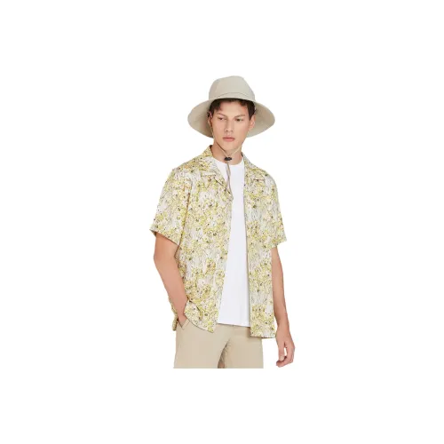 DANIEL HECHTER Желтые Мужские Рубашки