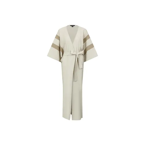 URBAN REVIVO Длинное платье с длинными рукавами для женской одежды женское