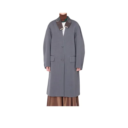 KOLOR Средне-серый Женское Пальто