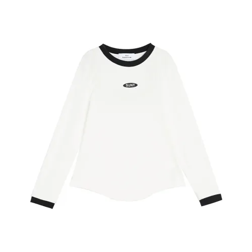 SUNTOMORROW T-рубашка 2025 Autumn Collection Белый Подростки